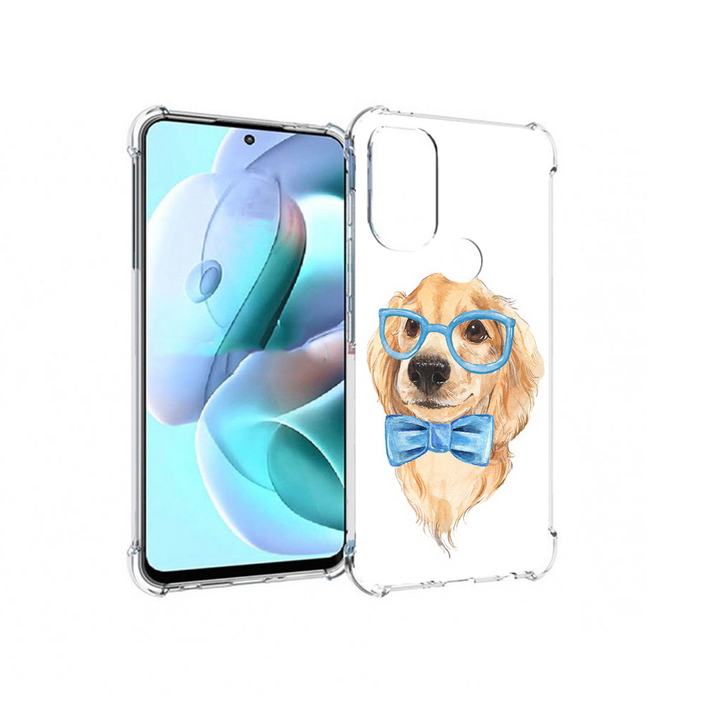 

Чехол MyPads Tocco для Motorola Moto G71 Собака интеллигент (PT227080.353.159), Прозрачный, Tocco