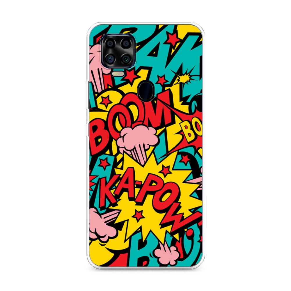 

Чехол Awog на ZTE Blade V2020 4G / ЗТЕ Блэйд V2020 4G "Постер pop art", Разноцветный, 134350-9