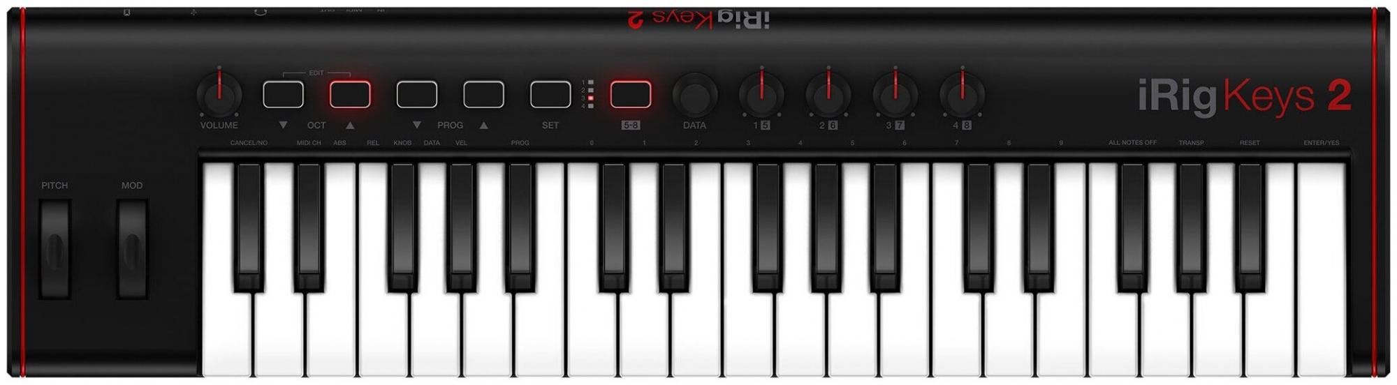 MIDI-клавиатура IK Multimedia iRig Keys 2 Black 22865₽