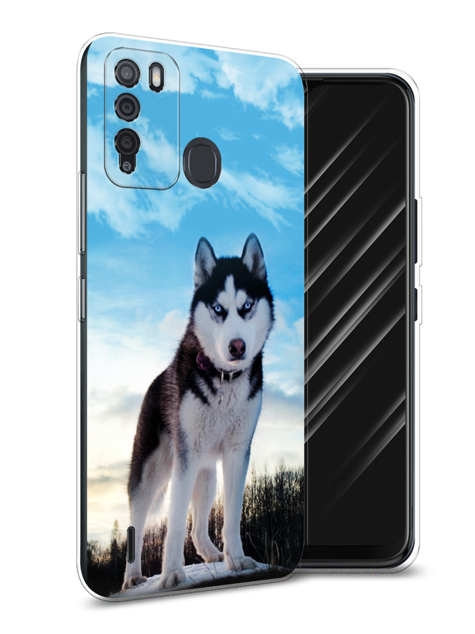 

Чехол Awog на Itel Vision 1 Pro "Хаски 3", Разноцветный, 3200350-2