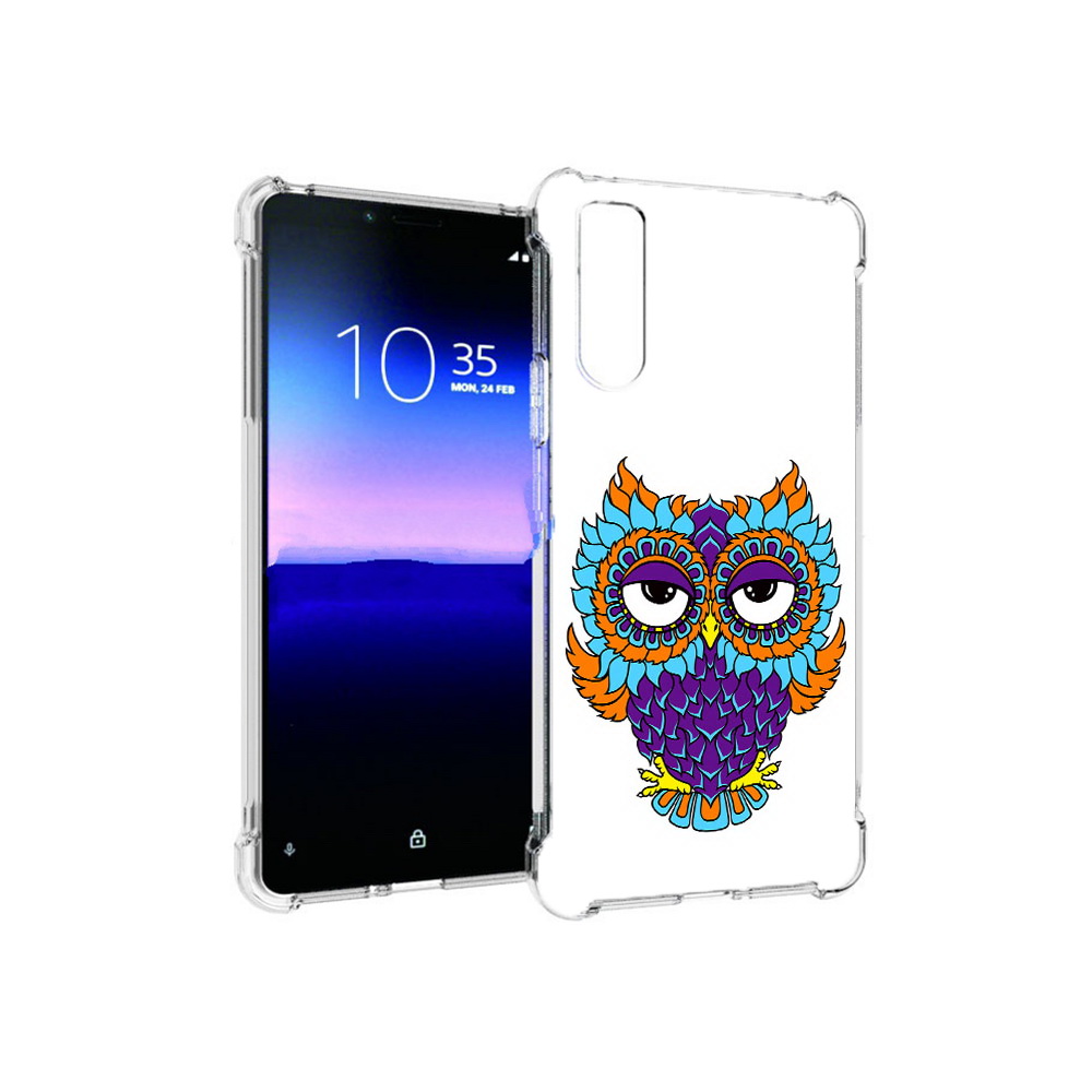 

Чехол MyPads Tocco для Sony Xperia 10 II Цветная сова (PT158941.227.198), Прозрачный, Tocco