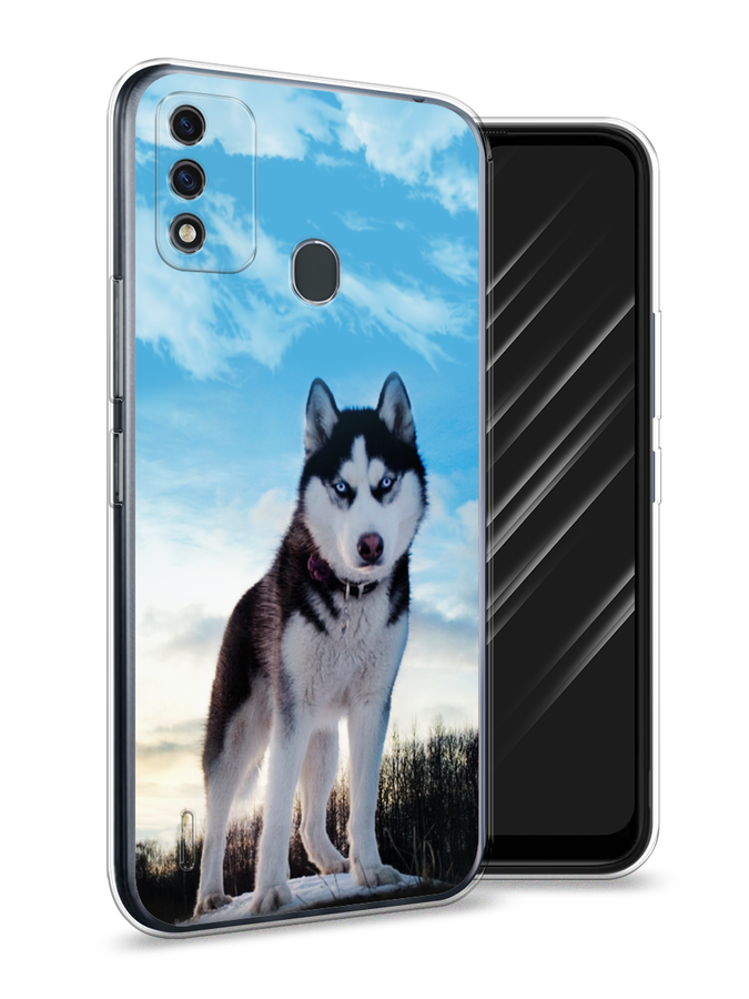 

Чехол Awog на Itel A48 "Хаски 3", Разноцветный, 3200150-2