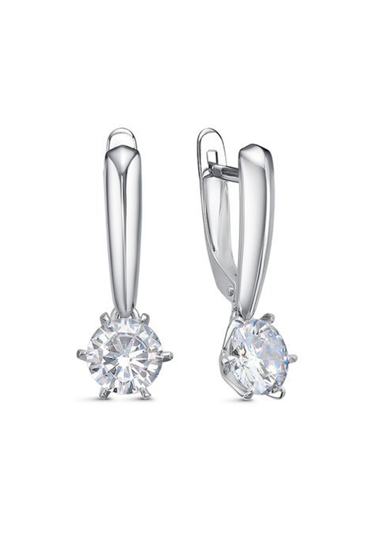 

Серьги подвески из серебра с фианитом Kari Jewelry с1201639, с1201639