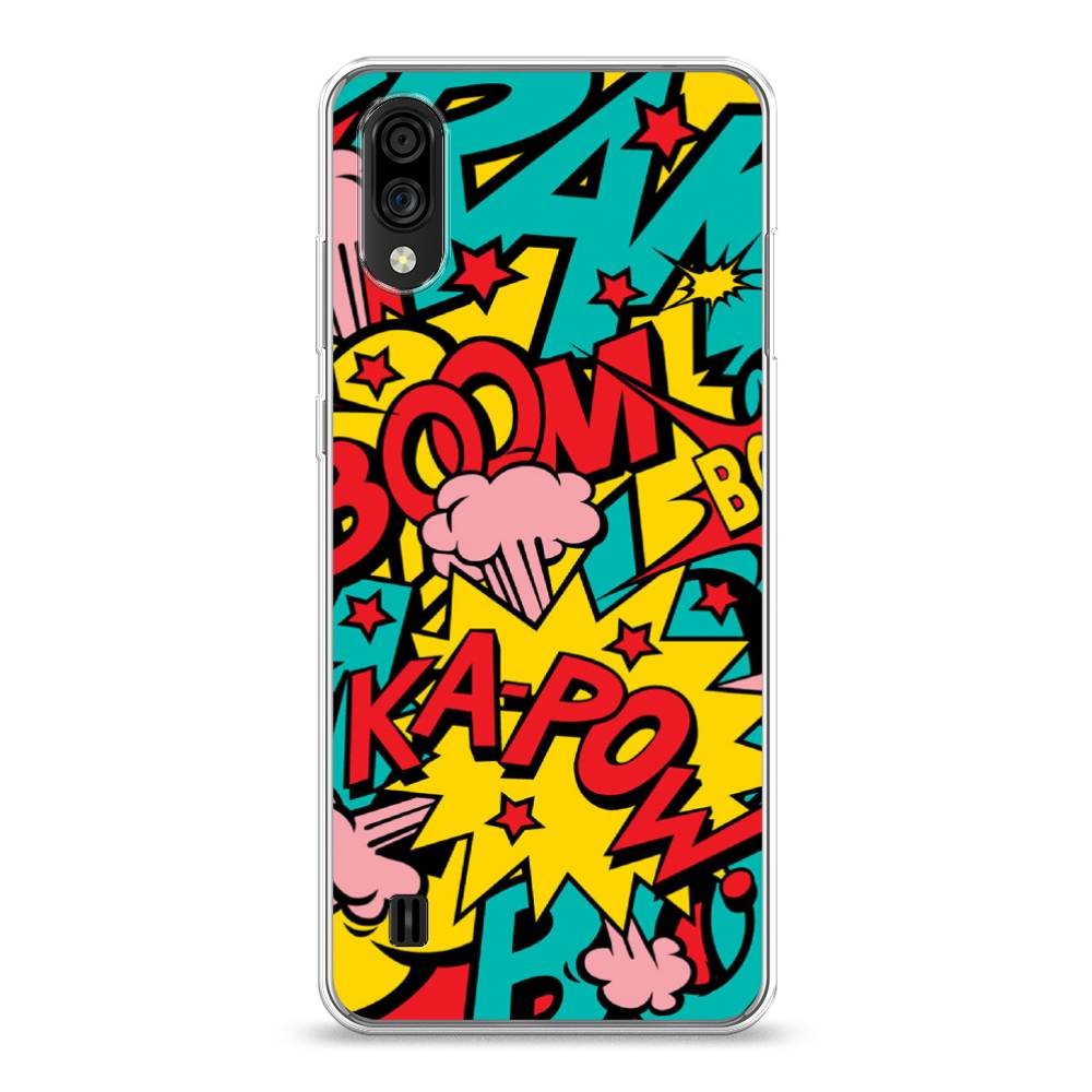 фото Силиконовый чехол "постер pop art" на zte blade a5 (2020) awog