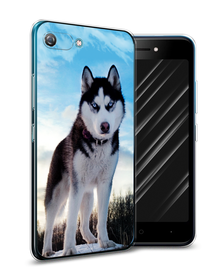 

Чехол Awog на Itel A25/A35 "Хаски 3", Разноцветный, 3200250-2
