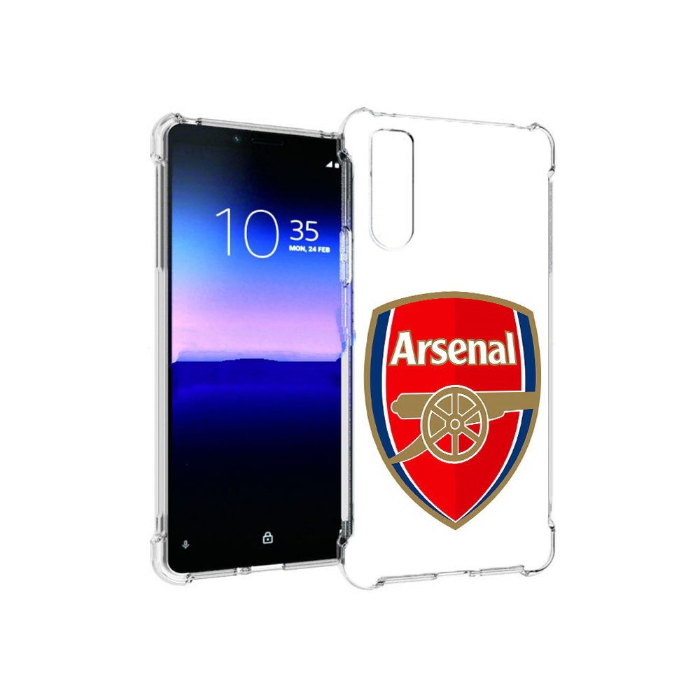 

Чехол MyPads Tocco для Sony Xperia 10 II ФК Арсенал логотип (PT158941.227.174), Прозрачный, Tocco