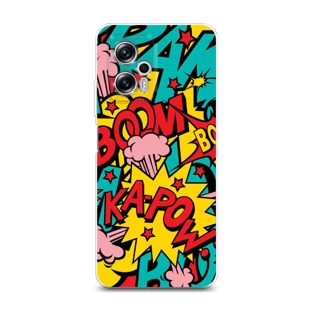 фото Силиконовый чехол "постер pop art" на xiaomi redmi note 11t pro plus awog