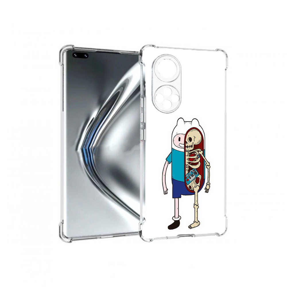

Чехол MyPads Tocco для Honor 50 Pro Финн скелет (PT195008.23.187), Прозрачный, Tocco