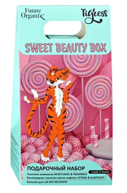 фото Набор косметики для лица funny organix sweet beauty box 2 предмета