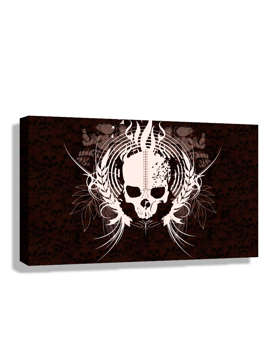 

Картина DRABS 50x30 см на холсте skull tribal