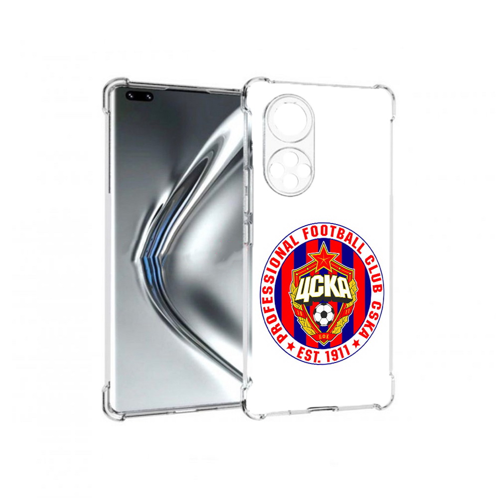 

Чехол MyPads Tocco для Honor 50 Pro ФК ЦСК логотип (PT195008.23.178), Прозрачный, Tocco