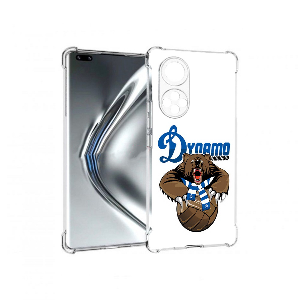 

Чехол MyPads Tocco для Honor 50 Pro ФК Динамо медведь (PT195008.23.175), Прозрачный, Tocco