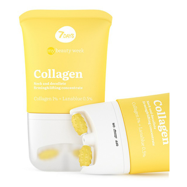Купить Крем-концентрат для шеи и зоны декольте 7 Days Collagen с лифтинг-эффектом 80 г, 7DAYS