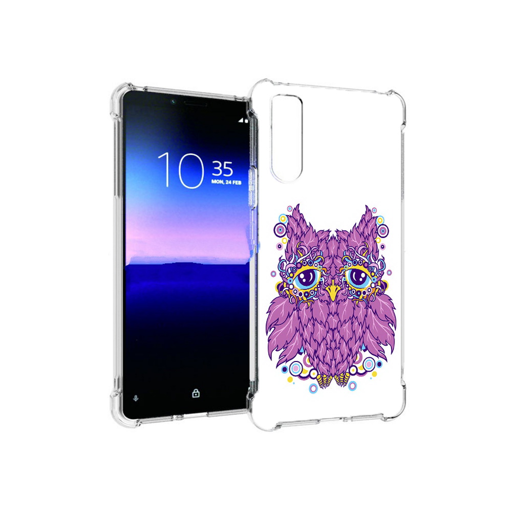 

Чехол MyPads Tocco для Sony Xperia 10 II Розовая сова (PT158941.227.147), Прозрачный, Tocco