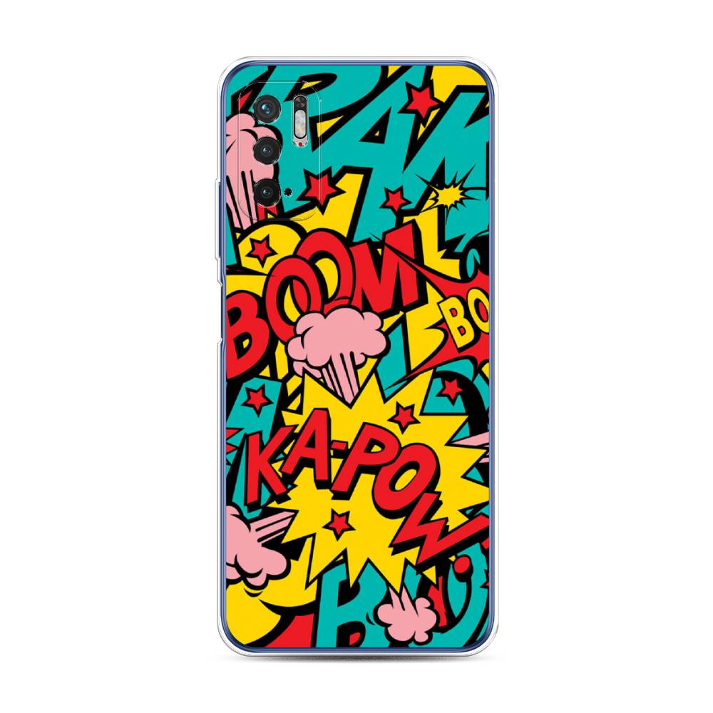 фото Силиконовый чехол "постер pop art" на xiaomi redmi note 10t awog