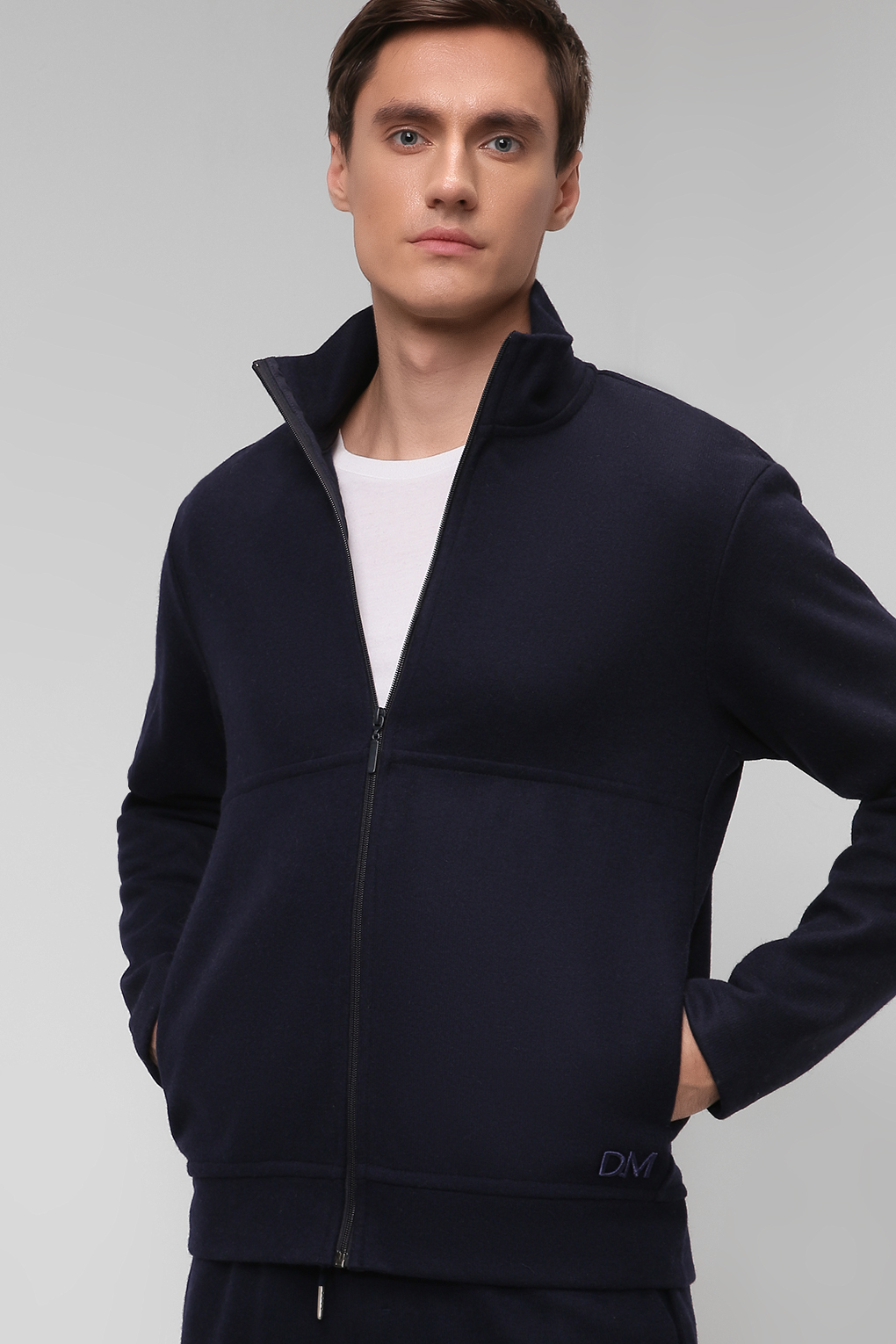 

Олимпийка мужская D.Molina DM21081178 синяя 2XL, Синий, DM21081178