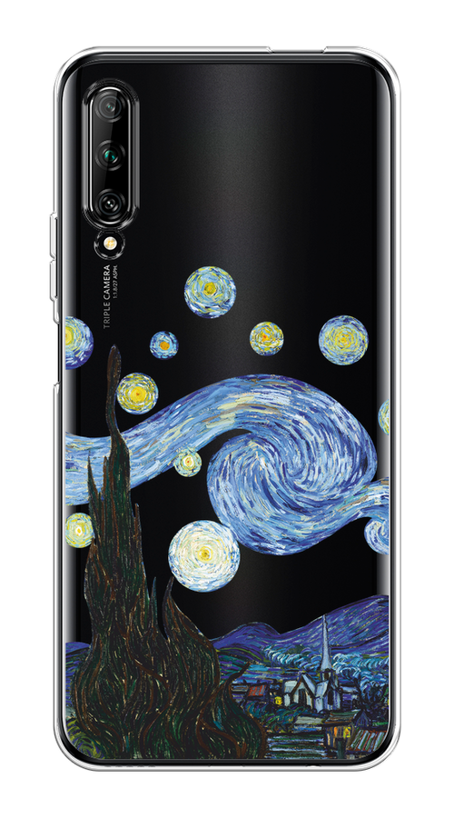 

Чехол на Huawei Y9s "Ночь Ван Гога", Голубой;синий;черный, 611150-1