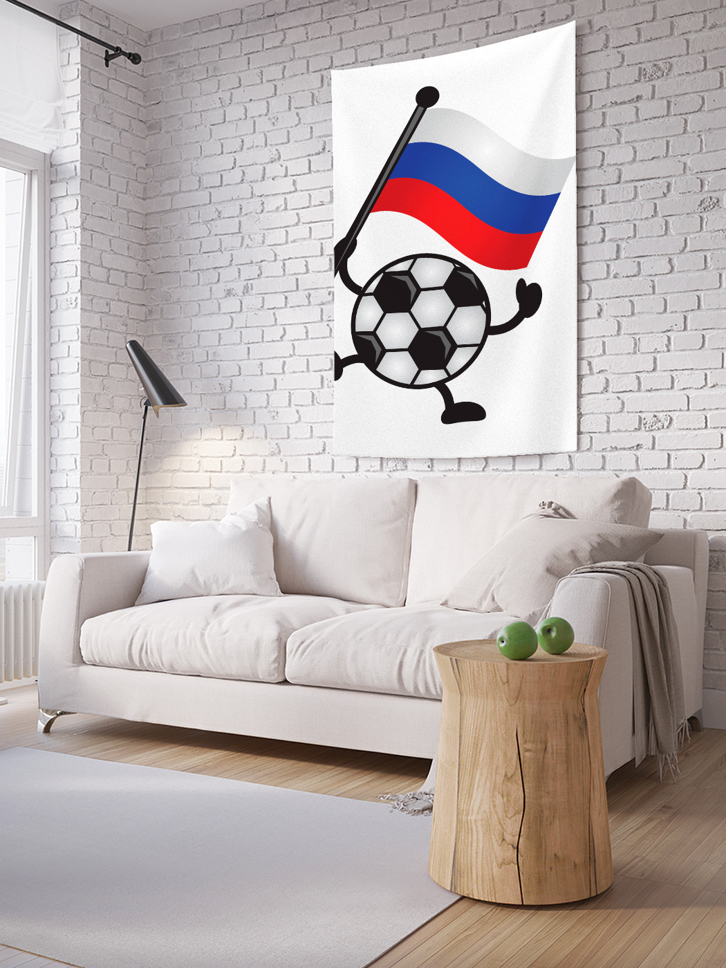 

Вертикальное фотопанно на стену JoyArty Российский футбол 100x150 см, Российский футбол