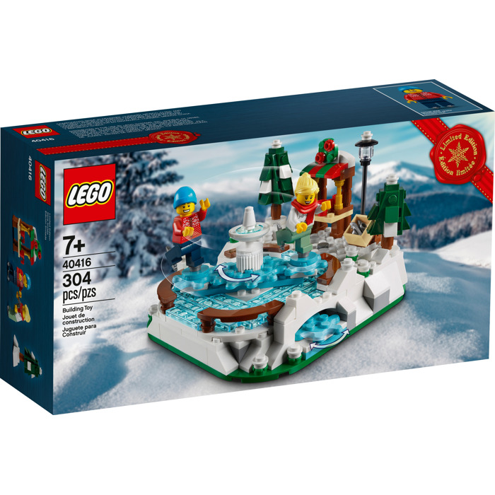 фото Конструктор lego seasonal 40416 новoгодний каток