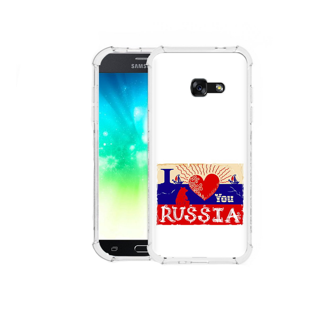 

Чехол MyPads Tocco для Samsung Galaxy A3 (2016) Люблю Россию, Прозрачный, Tocco