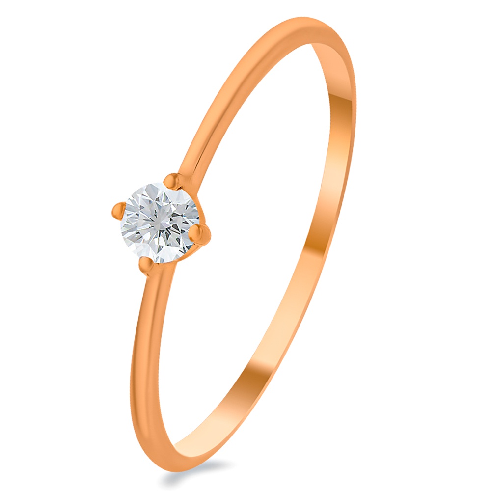 

Кольцо помолвочное из красного золота с фианитом р.  585Gold 301011700, 301011700