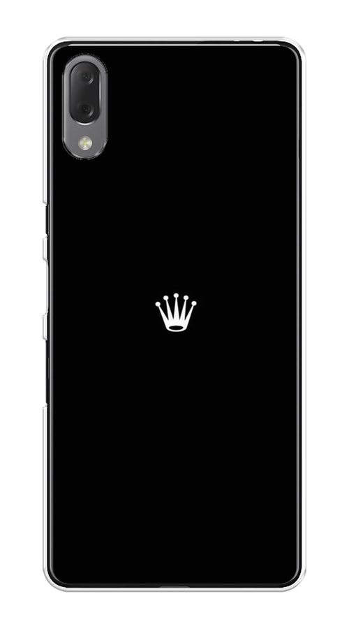

Чехол Awog на Sony Xperia L3 "Белая корона на черном фоне", Разноцветный, 54450-7