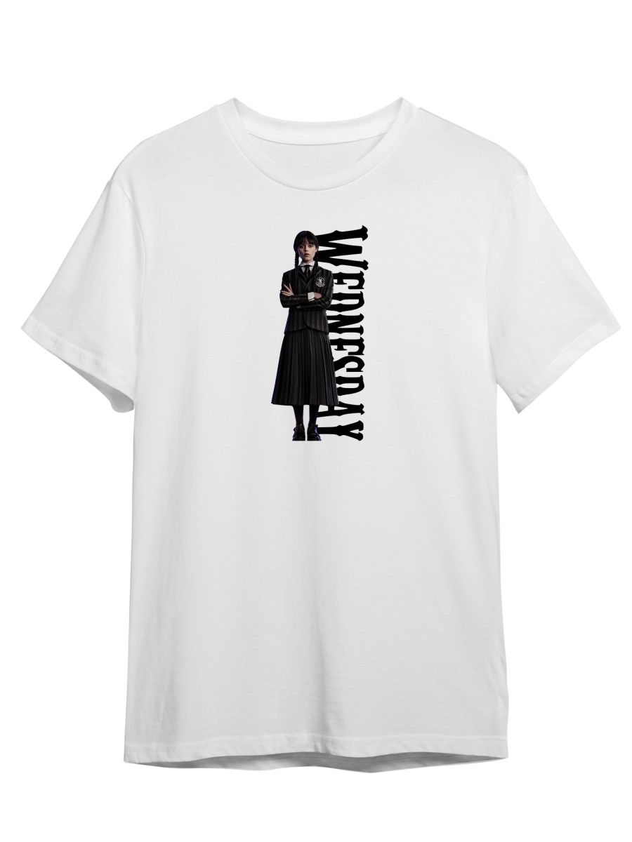 

Футболка унисекс СувенирShop Wednesday/Уэнсдэй/Венсдей 12 белая XL, Белый, "Wednesday/Уэнсдэй/Венсдей" 12