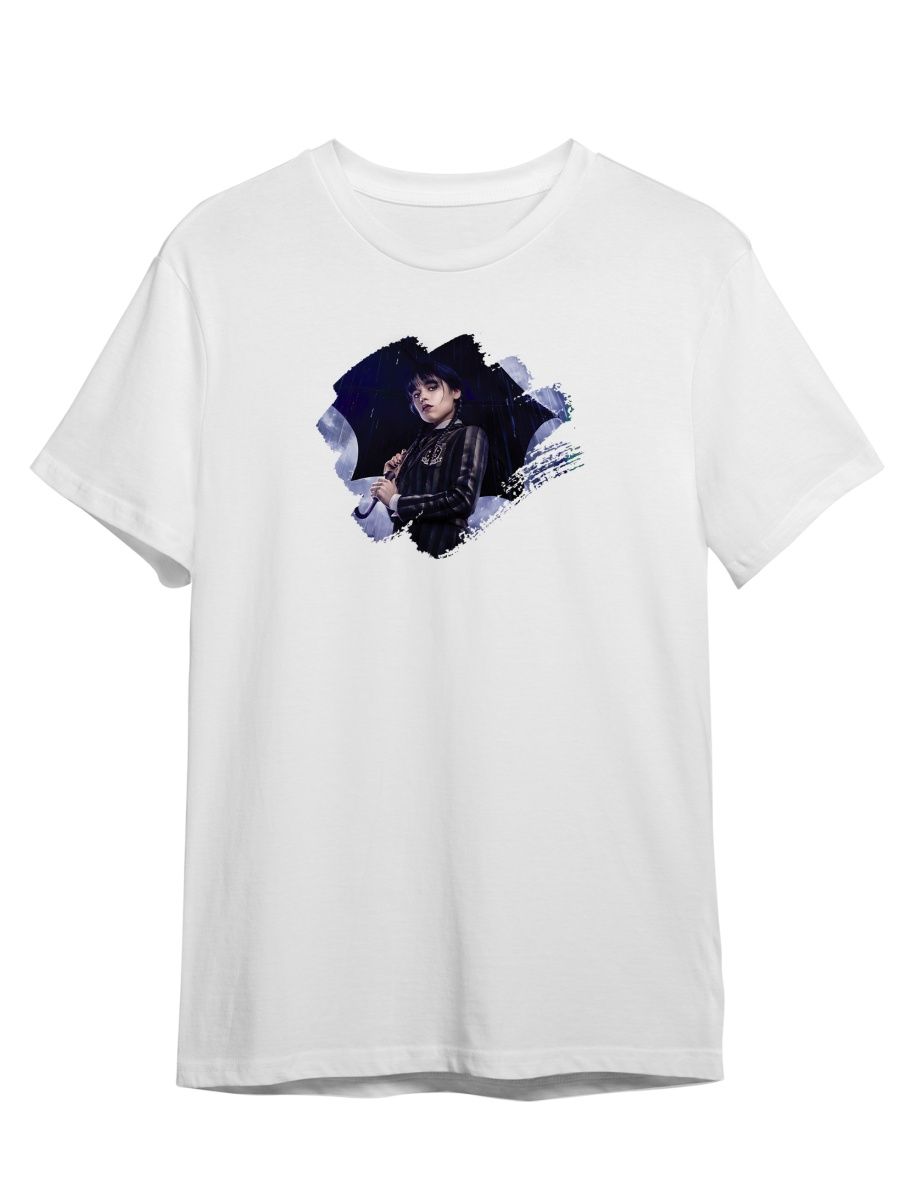 

Футболка унисекс СувенирShop Wednesday/Уэнсдэй/Венсдей 11 белая 3XL, "Wednesday/Уэнсдэй/Венсдей" 11