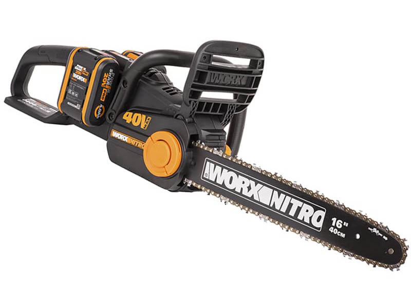 Аккумуляторная цепная пила worx. Worx Nitro 40в 40cm бесщеточная. Worx wg471e с АКБ.