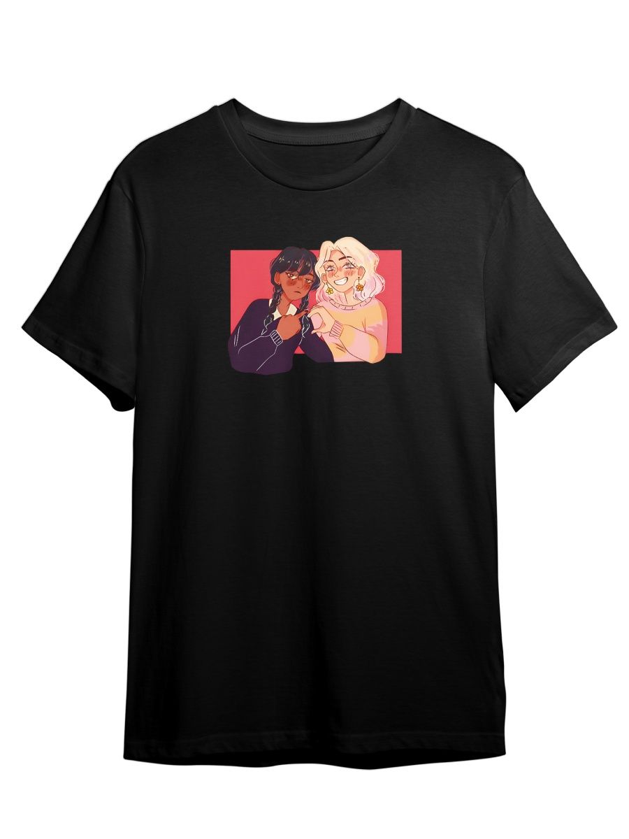 

Футболка унисекс СувенирShop Wednesday/Уэнсдэй/Венсдей 10 черная 3XL, Черный, "Wednesday/Уэнсдэй/Венсдей" 10