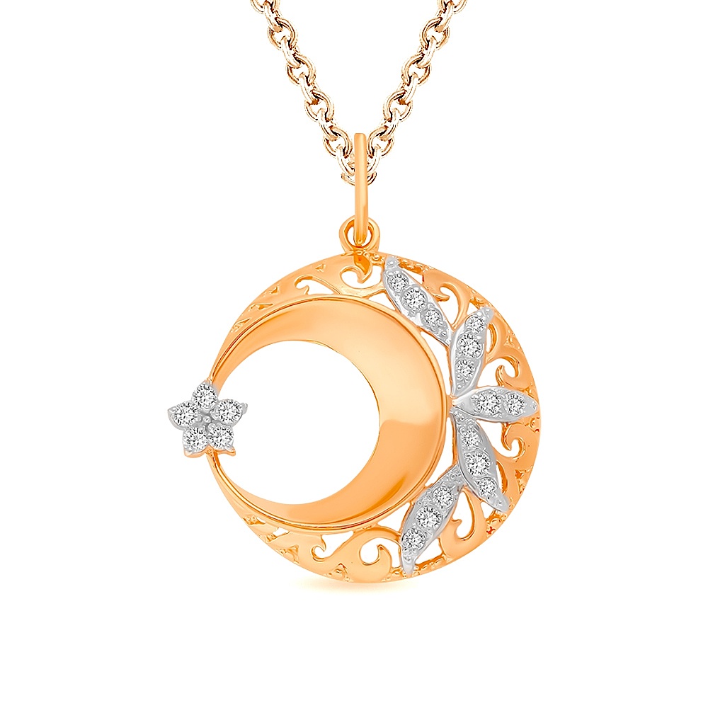 

Подвеска из красного золота 585Gold 603004673, фианит, 603004673