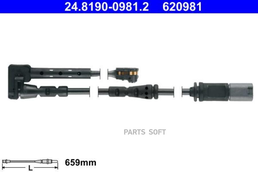 

24.8190-0981.2 Датчик Износа Колодок Передний Mini F55/F56 All 13>