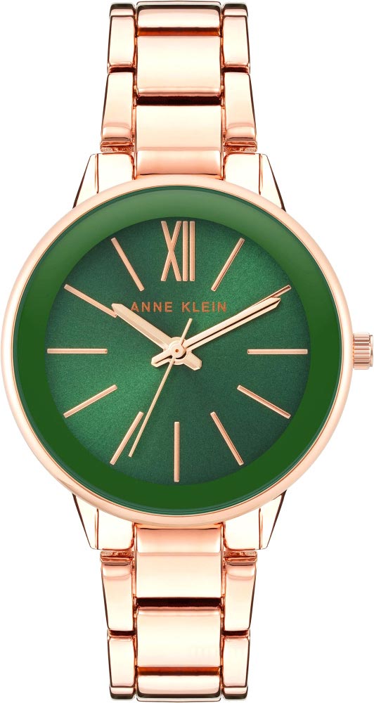 фото Наручные часы женские anne klein 3876gnrg золотистые