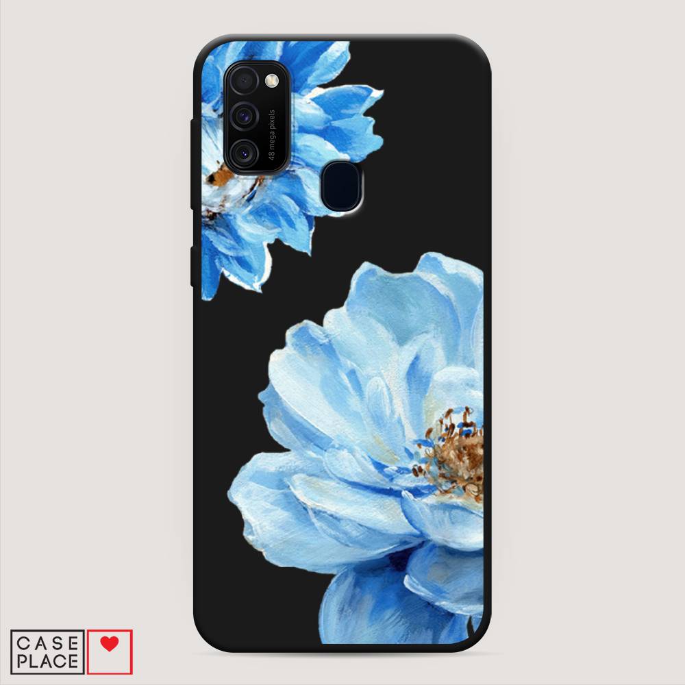 

Чехол Awog на Samsung Galaxy M21/M30s "Голубые клематисы", Разноцветный, 29752-1