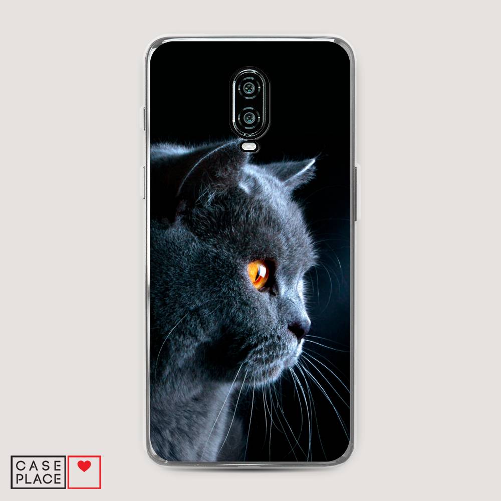 

Чехол Awog на Oneplus 6T / ВанПлас 6T "Благородный кот британец", Черный;серый;оранжевый, 150650-2