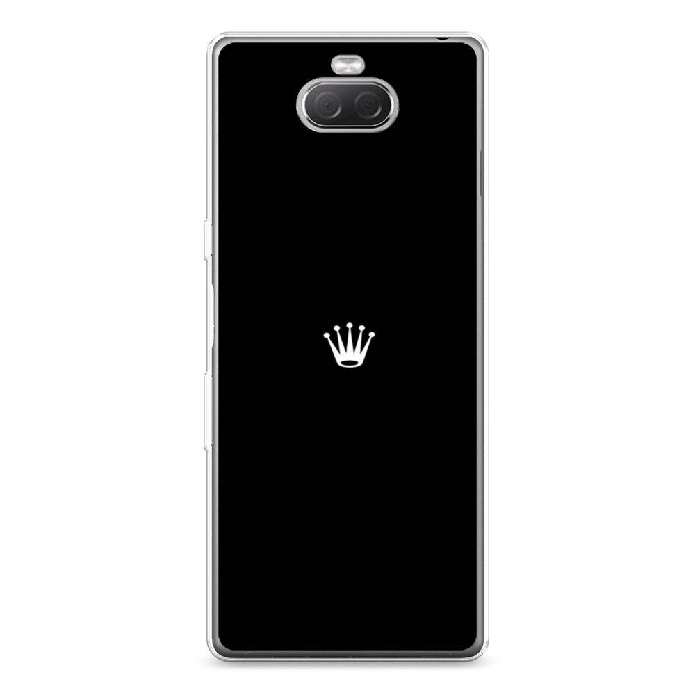 

Силиконовый чехол "Белая корона на черном фоне" на Sony Xperia 10 Plus, 54150-7