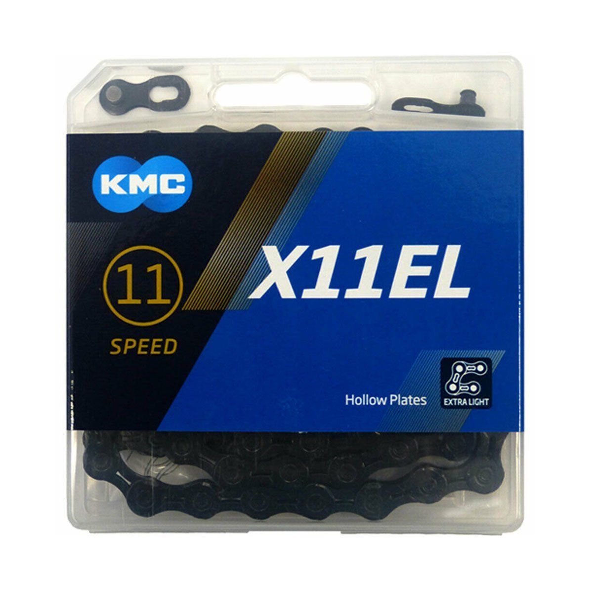 

Цепь KMC X11EL 11ск. 118L black BX11ELB18, Черный