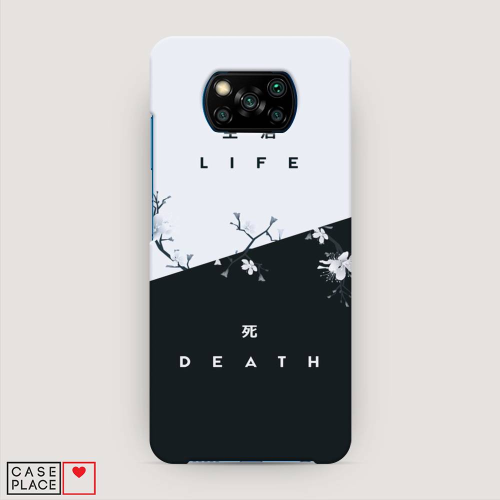 фото Пластиковый чехол "life and death" на xiaomi poco x3 nfc awog