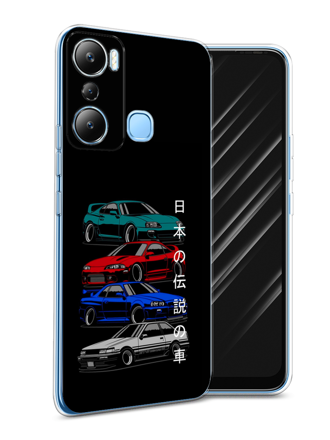 

Чехол Awog на Infinix HOT 20i "JDM Legend cars", Зеленый;красный;синий, 3102950-5