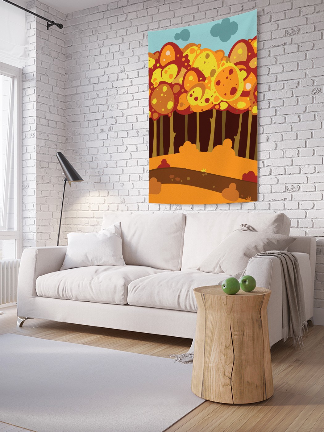 

Вертикальное фотопанно на стену JoyArty Абстрактная крона леса 150x200 см, Абстрактная крона леса