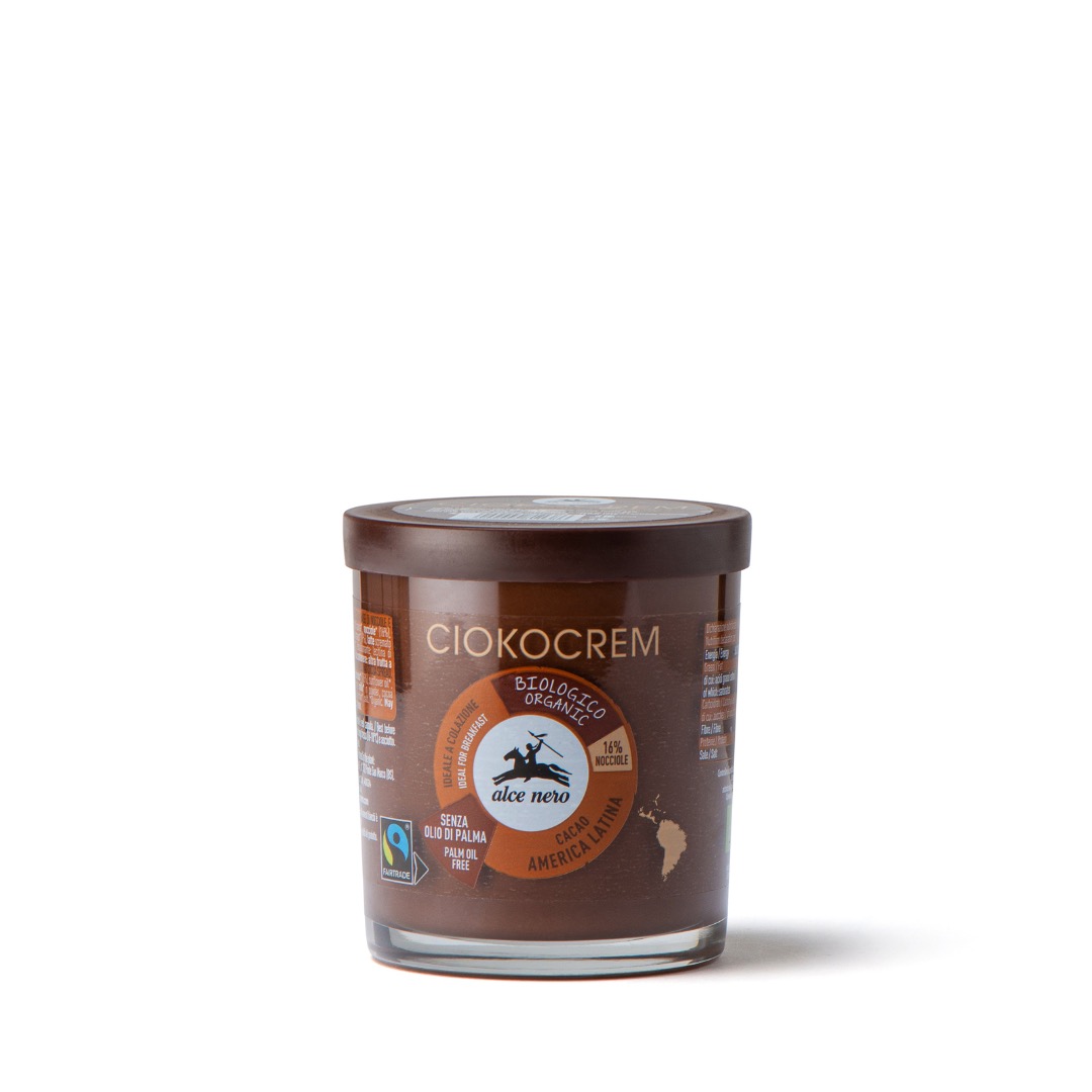Орехово-шоколадная паста Alce Nero Ciokocrem БИО 180 г