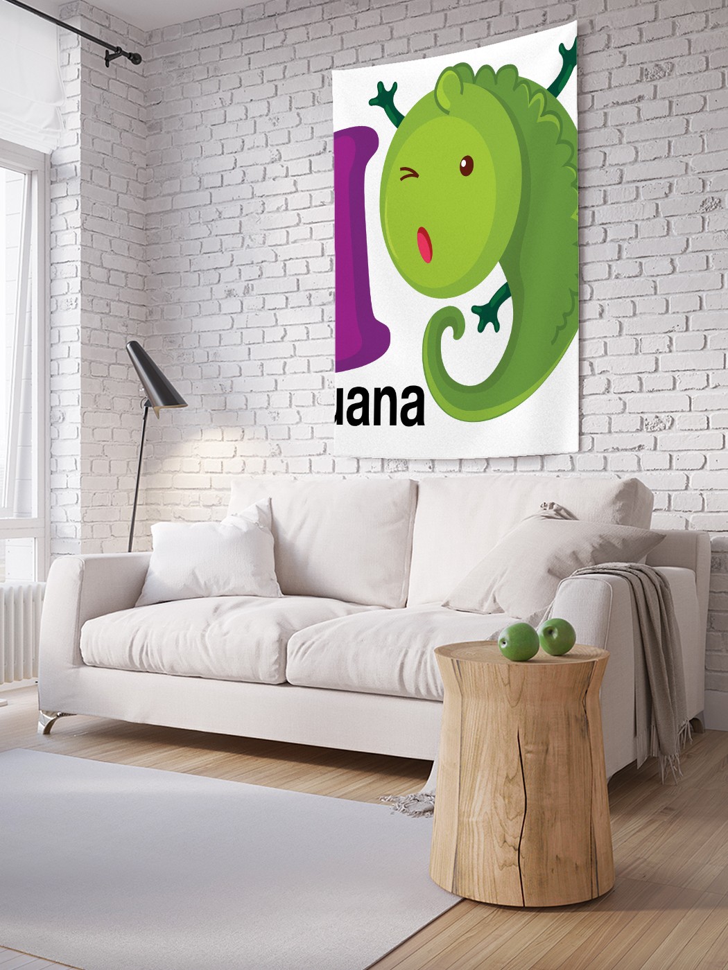 

Вертикальное фотопанно на стену JoyArty Игуана 150x200 см, Игуана