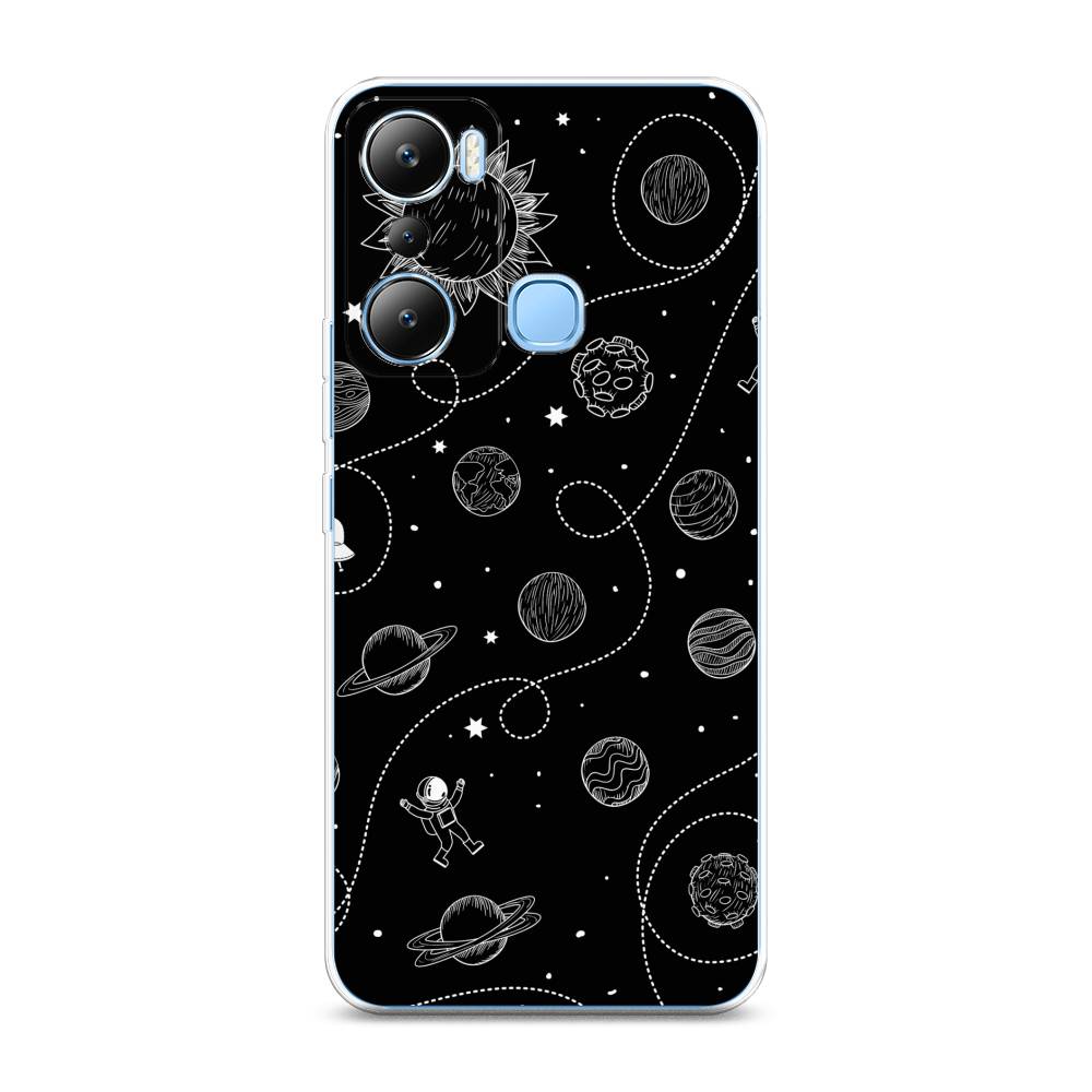 

Чехол Awog на Infinix HOT 20i "В невесомости", Бежевый, 3102950-4