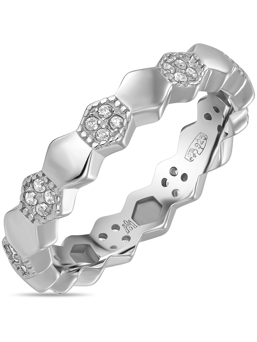 Кольцо из серебра с фианитом р.16,5 MIUZ Diamonds R2036-KL-2863