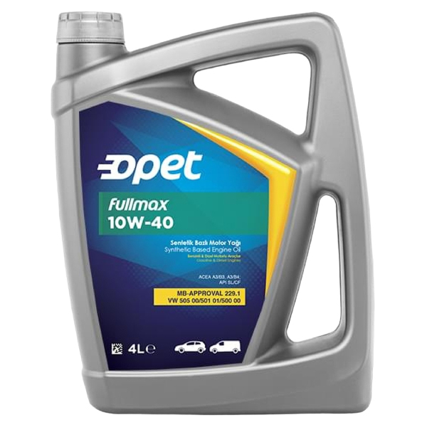 

Моторное масло OPET синтетическое Fullmax 10W40 CF/SL A3/B3/A3/B4 4л