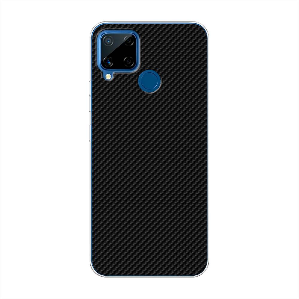 

Чехол Awog "Черный карбон" для Realme C15, 255050-3