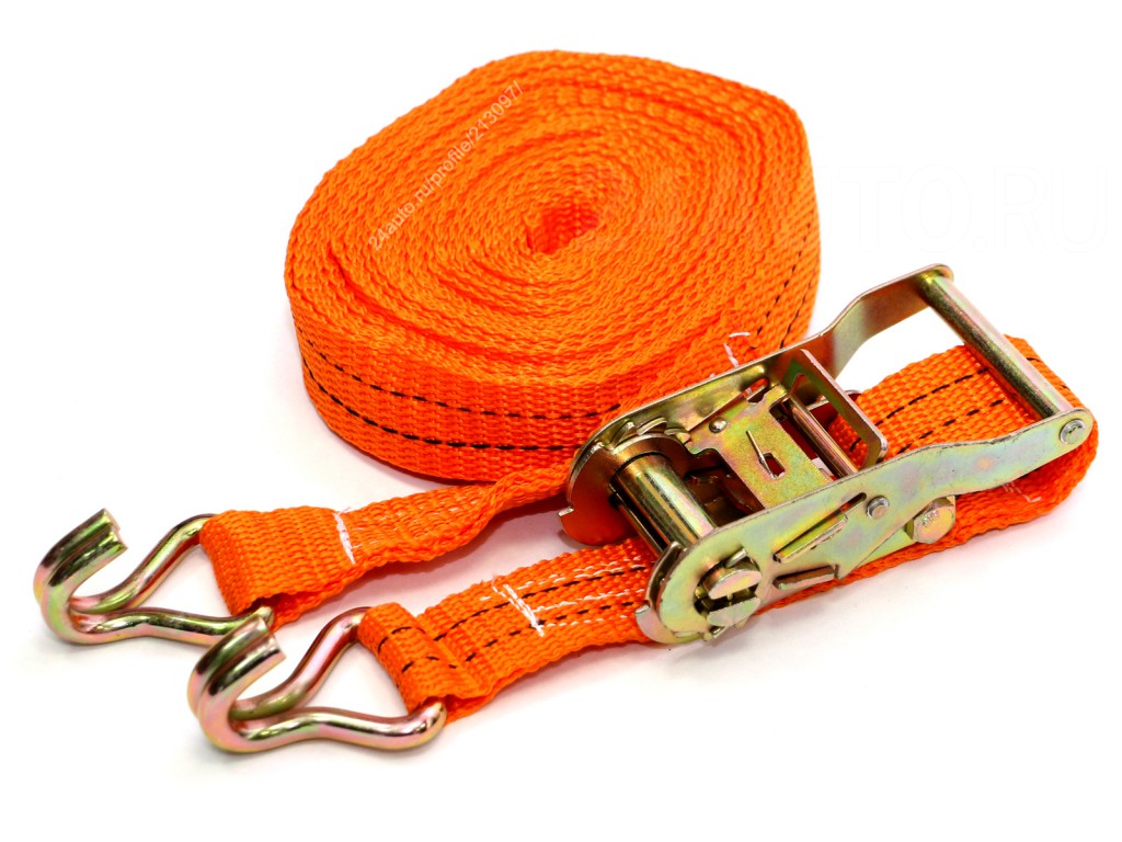 Стяжка для закрепления груза с трещеткой 1,5т 6м