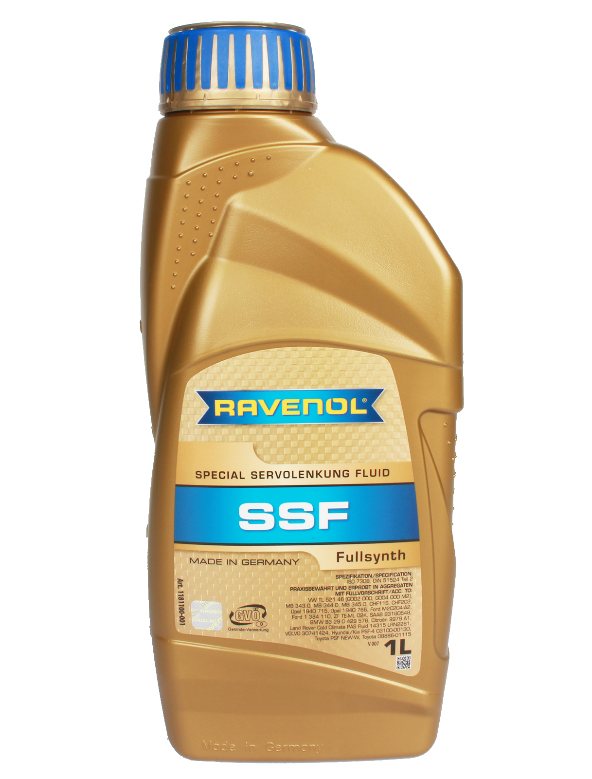 Жидкость ГУР RAVENOL SSF 1л