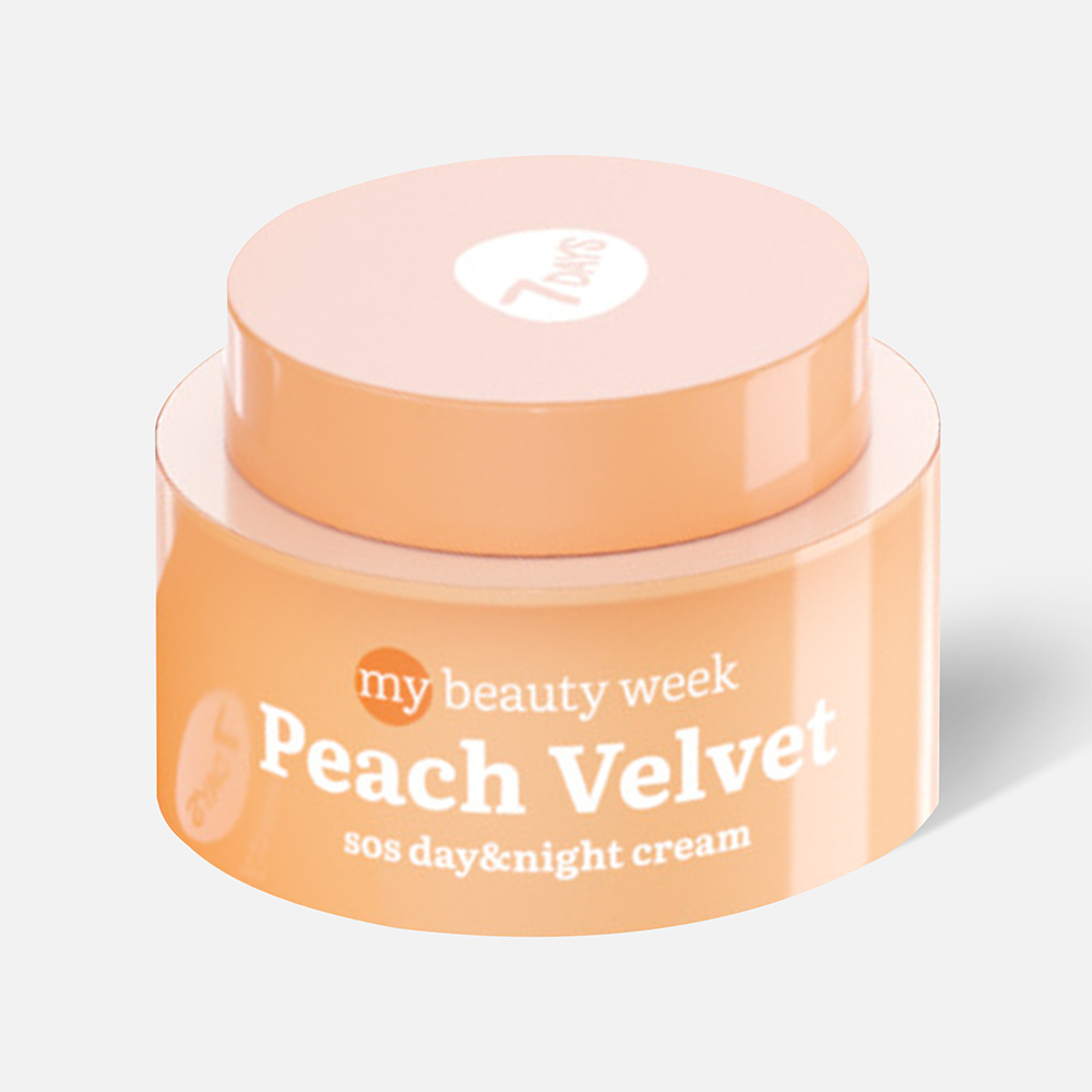 Крем для лица 7DAYS Peach Velvet с пантенолом 50 мл