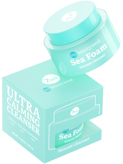 Пенка для умывания 7 Days Sea foam очищающая 50 мл